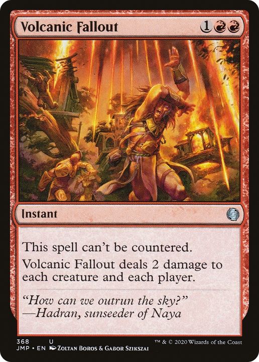 Volcanic Fallout in the group Magic the Gathering / Sets / Jumpstart at Proxyprinters.com (86548)