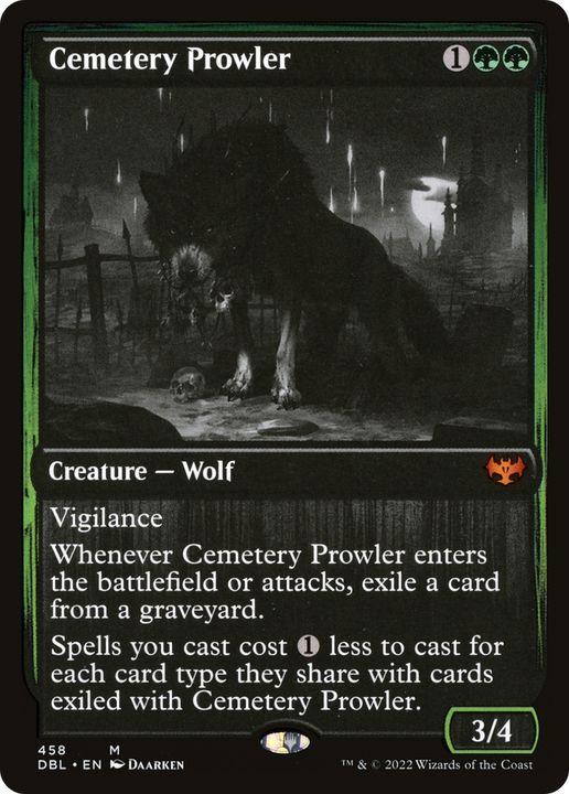 Cemetery Prowler in the group Magic the Gathering / Types / Colors / Green at Proxyprinters.com (86549)