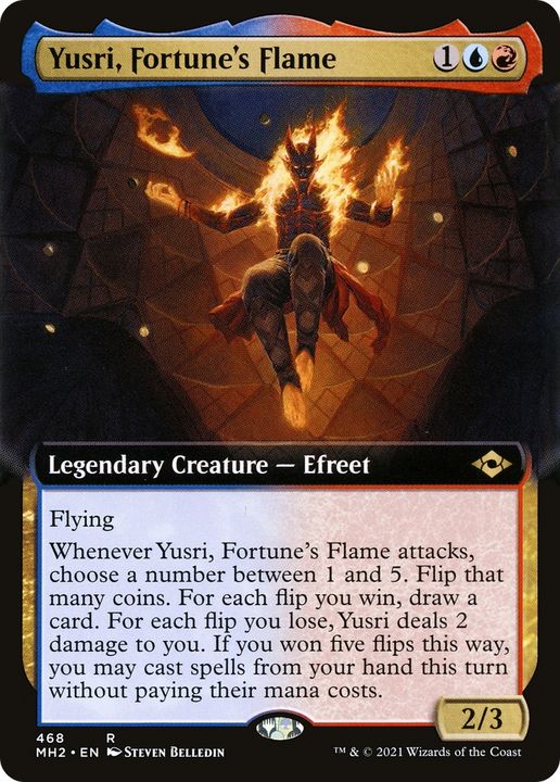 Yusri, Fortune's Flame in the group Magic the Gathering / Types / Colors / Multicolors / R, U at Proxyprinters.com (86558)