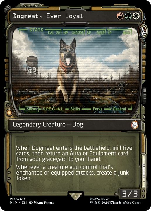 Dogmeat, Ever Loyal in the group Magic the Gathering / Sets / Fallout at Proxyprinters.com (86589)