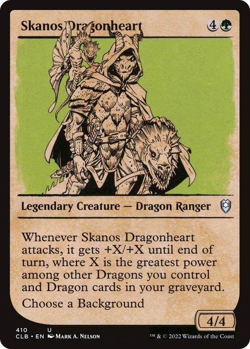 Skanos Dragonheart in the group Magic the Gathering / Types / Colors / Green at Proxyprinters.com (86590)