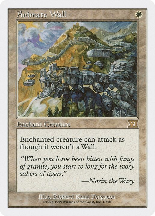 Animate Wall in the group Magic the Gathering / Sets / Classic Sixth Edition at Proxyprinters.com (86592)