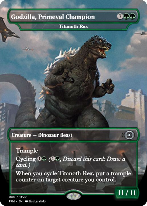 Titanoth Rex in the group Magic the Gathering / Types / Colors / Green at Proxyprinters.com (86596)