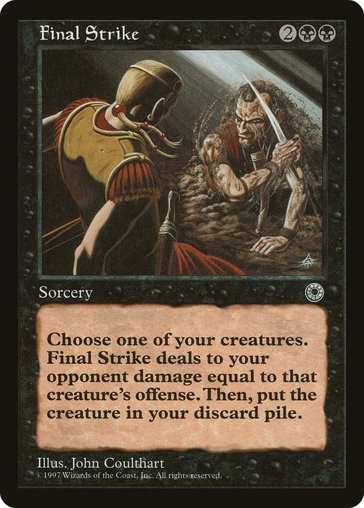 Final Strike in the group Magic the Gathering / Types / Colors / Black at Proxyprinters.com (86599)