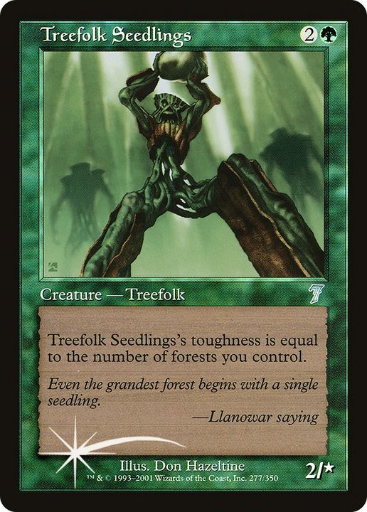 Treefolk Seedlings in the group Magic the Gathering / Types / Colors / Green at Proxyprinters.com (86627)