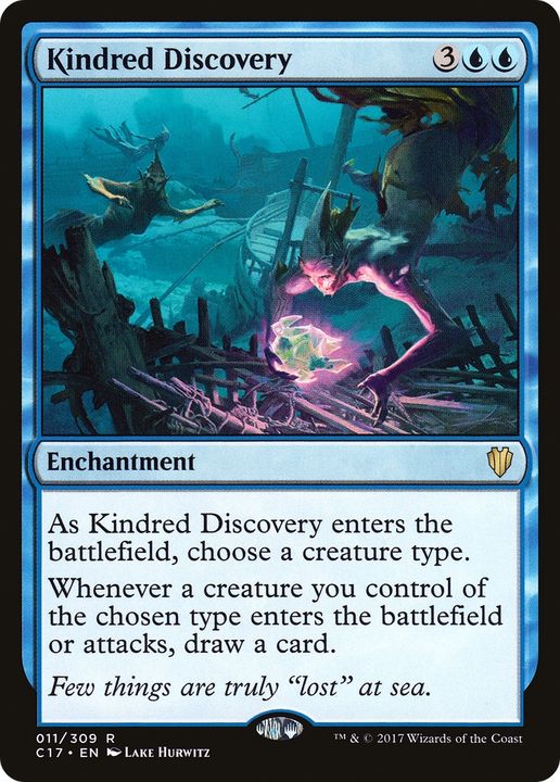 Kindred Discovery in the group Magic the Gathering / Sets / Commander 2017 at Proxyprinters.com (86644)