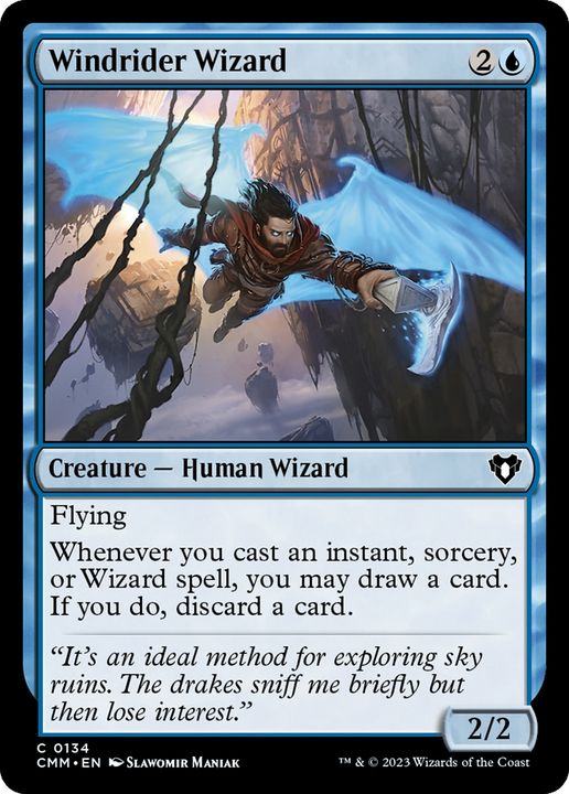 Windrider Wizard in the group Magic the Gathering / Types / Creatures / Wizard at Proxyprinters.com (86653)