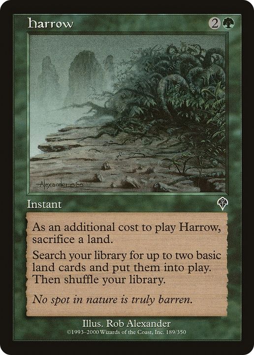 Harrow in the group Magic the Gathering / Types / Colors / Green at Proxyprinters.com (86660)