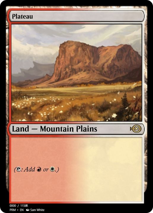 Plateau in the group Magic the Gathering / Types / Land / Mountain at Proxyprinters.com (86674)