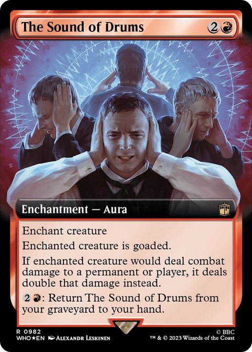 The Sound of Drums in the group Magic the Gathering / Types / Colors / Red at Proxyprinters.com (86689)