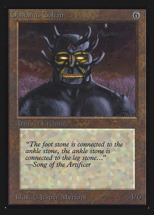 Obsianus Golem in the group Singles at Proxyprinters.com (86691)