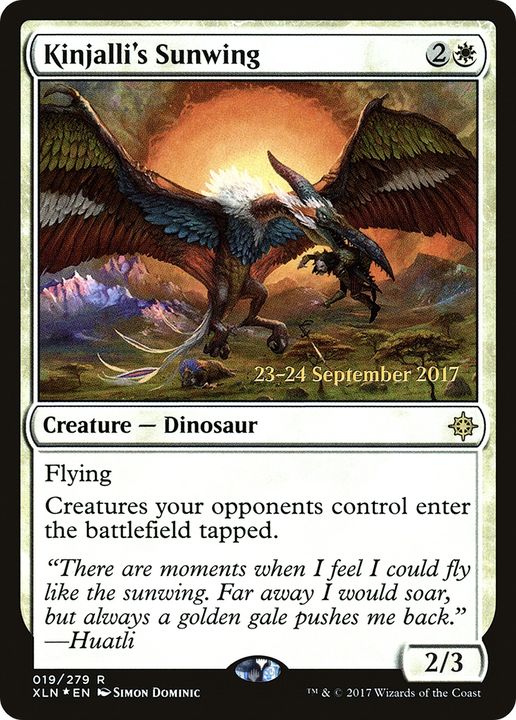 Kinjalli's Sunwing in the group Magic the Gathering / Sets / Ixalan Promos at Proxyprinters.com (86695)