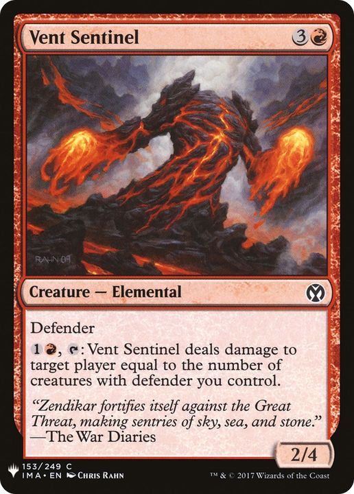 Vent Sentinel in the group Magic the Gathering / Types / Colors / Red at Proxyprinters.com (86703)