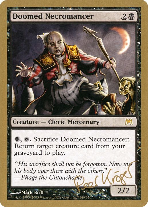 Doomed Necromancer in the group Magic the Gathering / Types / Colors / Black at Proxyprinters.com (86704)