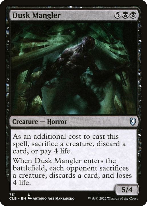 Dusk Mangler in the group Magic the Gathering / Sets / Commander Legends: Battle for Baldur's Gate at Proxyprinters.com (86743)