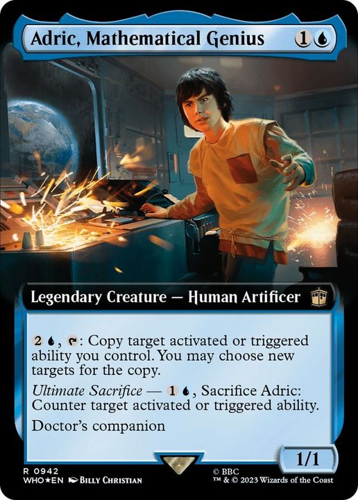 Adric, Mathematical Genius in the group Singles at Proxyprinters.com (8675)