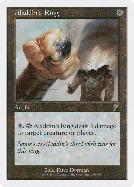 Aladdin's Ring in the group Magic the Gathering / Sets / Seventh Edition at Proxyprinters.com (86754)