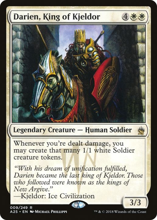 Darien, King of Kjeldor in the group Magic the Gathering / Types / Colors / White at Proxyprinters.com (86777)