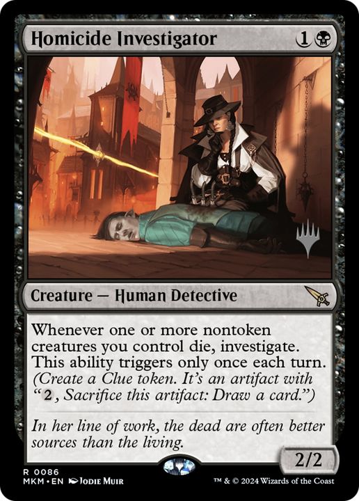 Homicide Investigator in the group Magic the Gathering / Types / Colors / Black at Proxyprinters.com (86785)