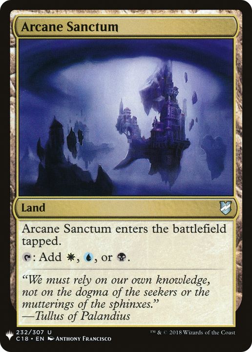 Arcane Sanctum in the group Magic the Gathering / Sets / The List at Proxyprinters.com (86796)