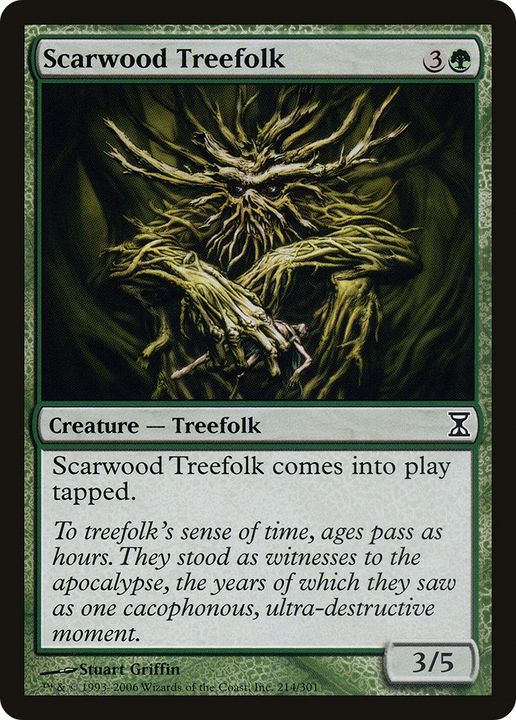 Scarwood Treefolk in the group Magic the Gathering / Sets / Time Spiral at Proxyprinters.com (86801)