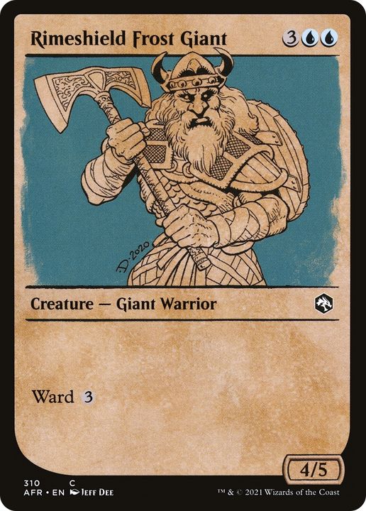 Rimeshield Frost Giant in the group Magic the Gathering / Types / Creatures / Warrior at Proxyprinters.com (86804)