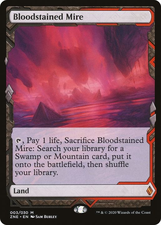 Bloodstained Mire in the group Magic the Gathering / Sets / Zendikar Rising Expeditions at Proxyprinters.com (86823)