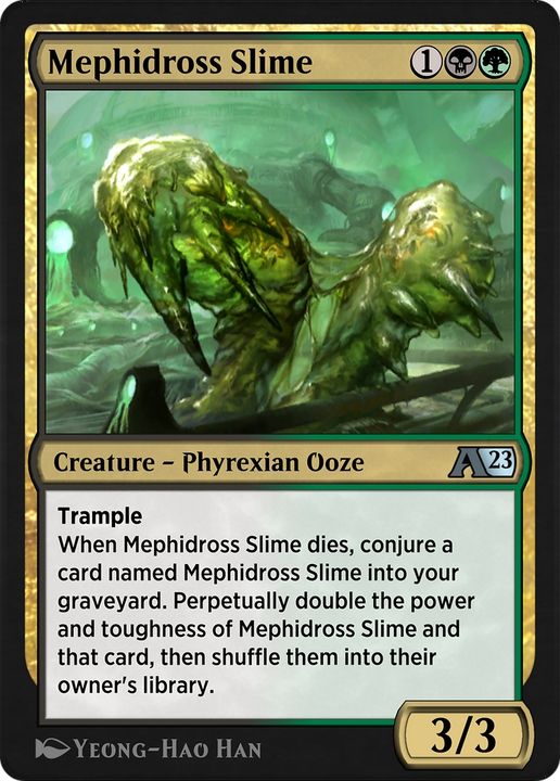 Mephidross Slime in the group Magic the Gathering / Sets / Alchemy: Phyrexia at Proxyprinters.com (86826)