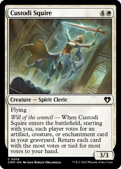 Custodi Squire in the group Magic the Gathering / Sets / Commander Masters at Proxyprinters.com (8684)