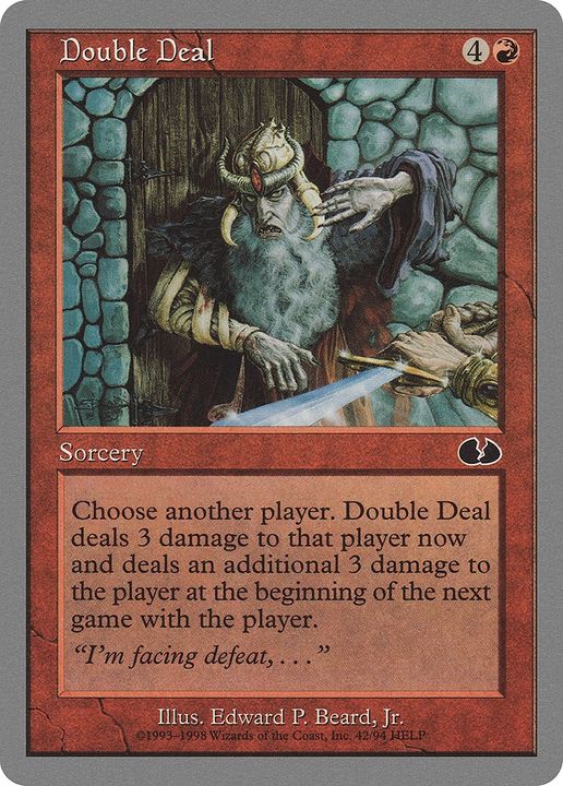 Double Deal in the group Magic the Gathering / Types / Colors / Red at Proxyprinters.com (86843)