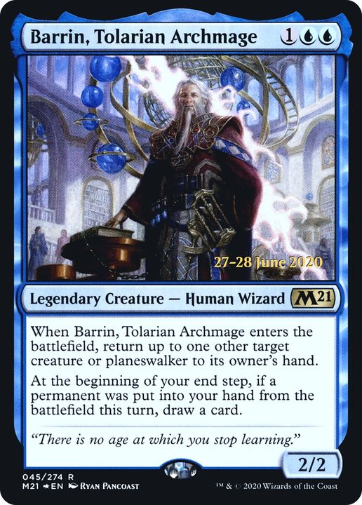 Barrin, Tolarian Archmage in the group Magic the Gathering / Types / Creatures / Wizard at Proxyprinters.com (86846)