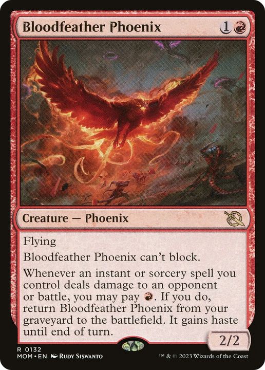 Bloodfeather Phoenix in the group Magic the Gathering / Types / Colors / Red at Proxyprinters.com (86860)