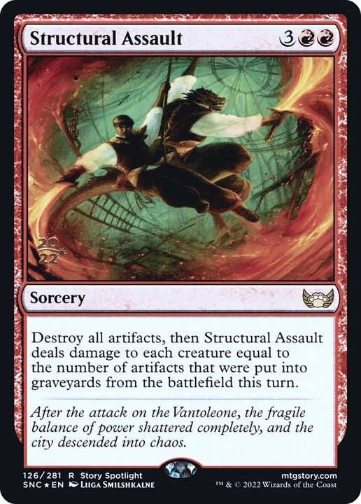 Structural Assault in the group Magic the Gathering / Types / Colors / Red at Proxyprinters.com (86865)