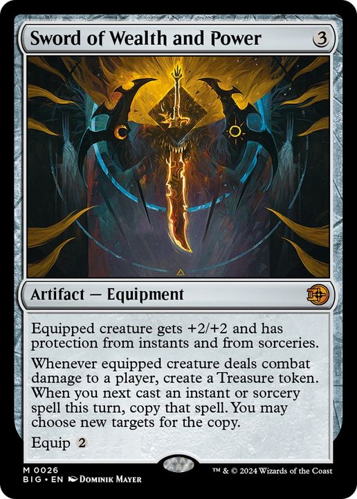 Sword of Wealth and Power in the group Magic the Gathering / Types / Artifacts / Artifact at Proxyprinters.com (86866)