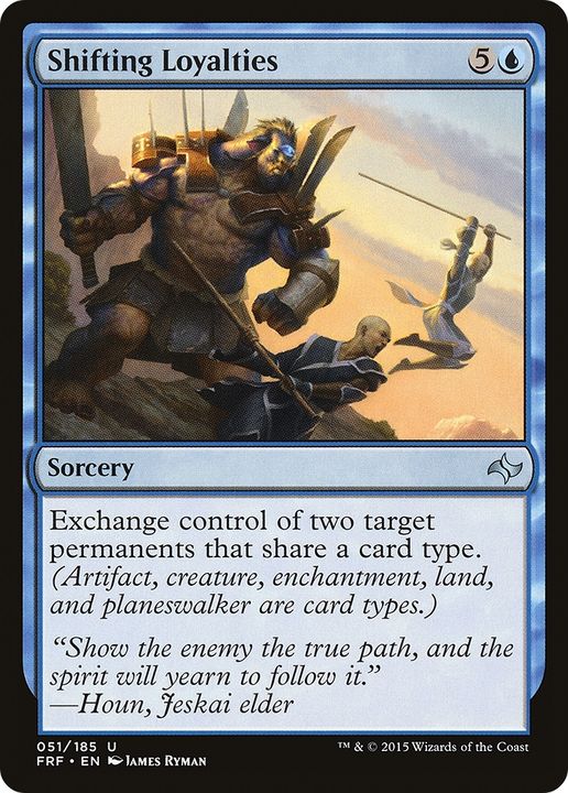 Shifting Loyalties in the group Magic the Gathering / Types / Colors / Blue at Proxyprinters.com (86868)