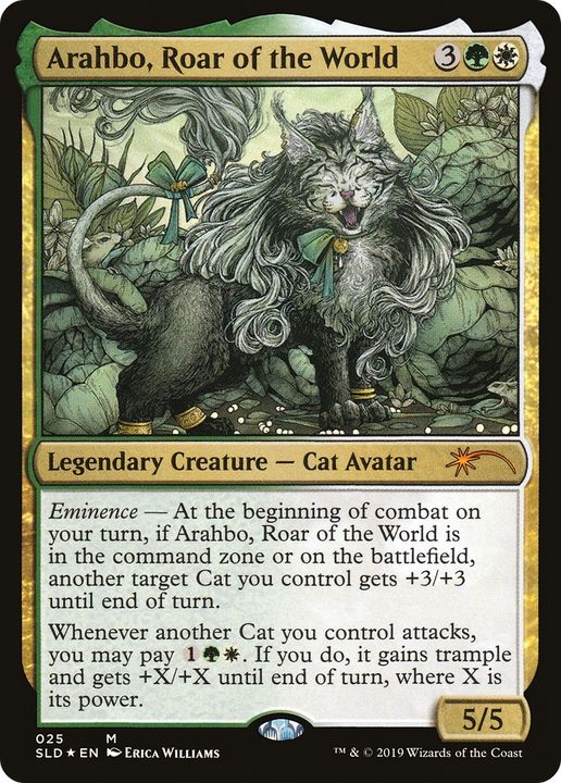 Arahbo, Roar of the World in the group Magic the Gathering / Sets / Secret Lair / Secret Lair Drop at Proxyprinters.com (86873)