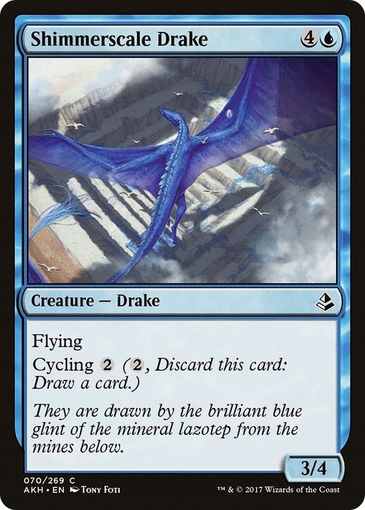 Shimmerscale Drake in the group Magic the Gathering / Sets / Amonkhet at Proxyprinters.com (86900)