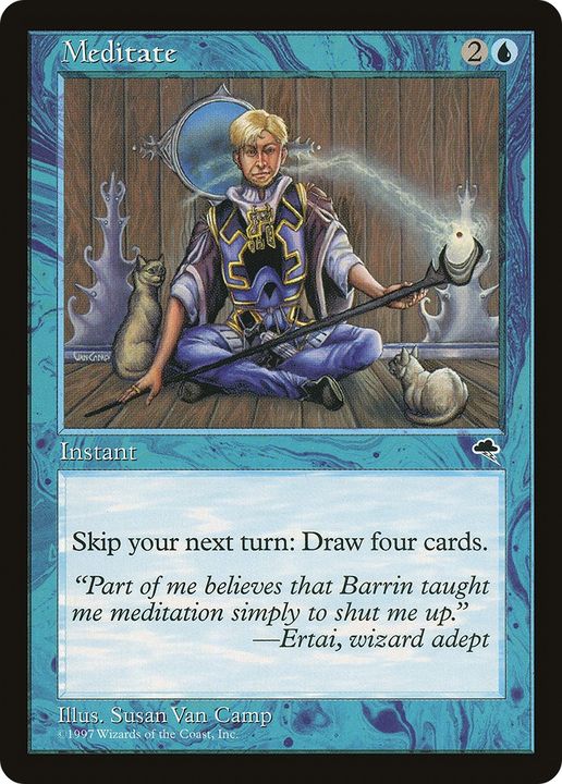 Meditate in the group Magic the Gathering / Sets / Tempest at Proxyprinters.com (86912)