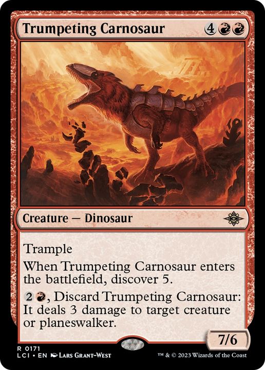 Trumpeting Carnosaur in the group Advanced search at Proxyprinters.com (86924)