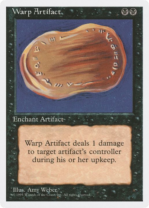 Warp Artifact in the group Magic the Gathering / Types / Colors / Black at Proxyprinters.com (86926)