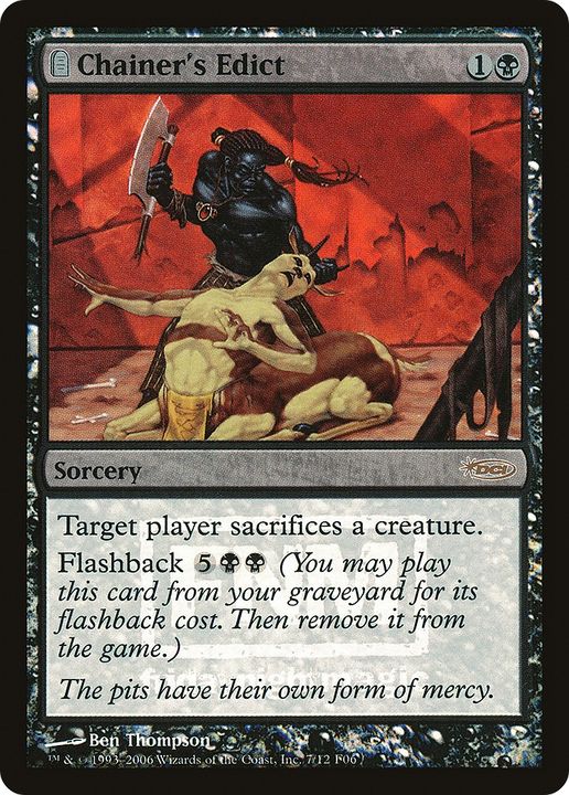 Chainer's Edict in the group Magic the Gathering / Types / Colors / Black at Proxyprinters.com (86946)