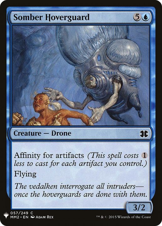 Somber Hoverguard in the group Magic the Gathering / Types / Colors / Blue at Proxyprinters.com (86955)