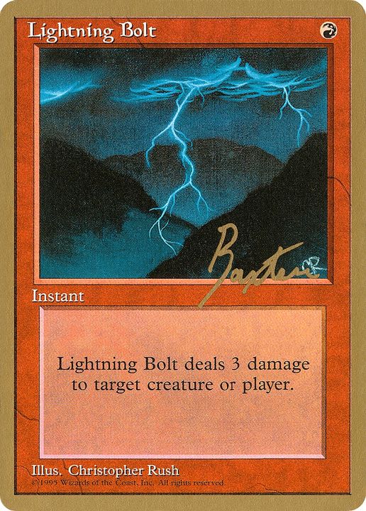 Lightning Bolt in the group Magic the Gathering / Types / Colors / Red at Proxyprinters.com (86956)