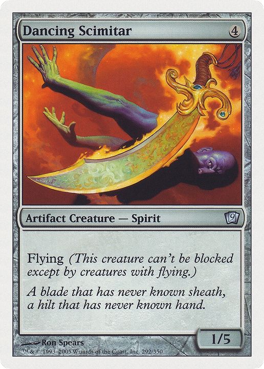 Dancing Scimitar in the group Magic the Gathering / Types / Colors / Colorless at Proxyprinters.com (86963)