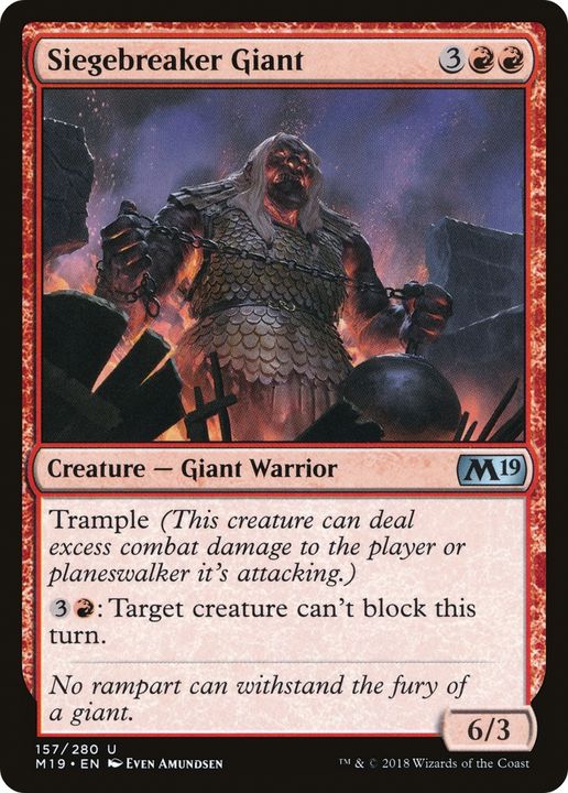 Siegebreaker Giant in the group Magic the Gathering / Types / Creatures / Warrior at Proxyprinters.com (86964)