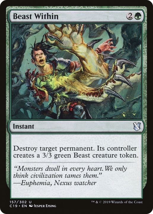 Beast Within in the group Magic the Gathering / Sets / Commander 2019 at Proxyprinters.com (86987)