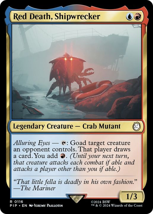 Red Death, Shipwrecker in the group Magic the Gathering / Types / Colors / Multicolors / R, U at Proxyprinters.com (86991)