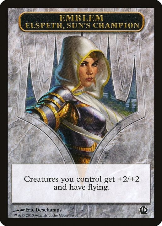 Elspeth, Sun's Champion Emblem in the group Magic the Gathering / Types / Colors / Colorless at Proxyprinters.com (8700)