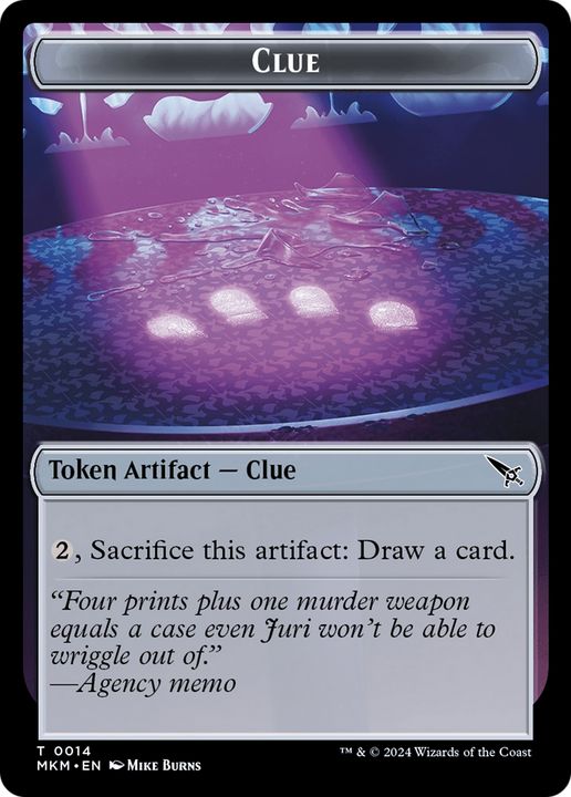 Clue in the group Magic the Gathering / Types / Colors / Colorless at Proxyprinters.com (87007)