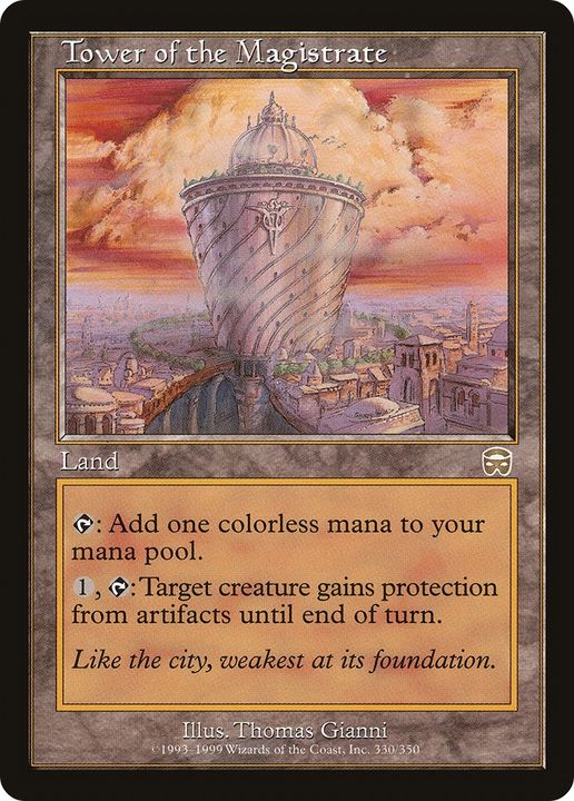 Tower of the Magistrate in the group Magic the Gathering / Types / Colors / Colorless at Proxyprinters.com (87009)